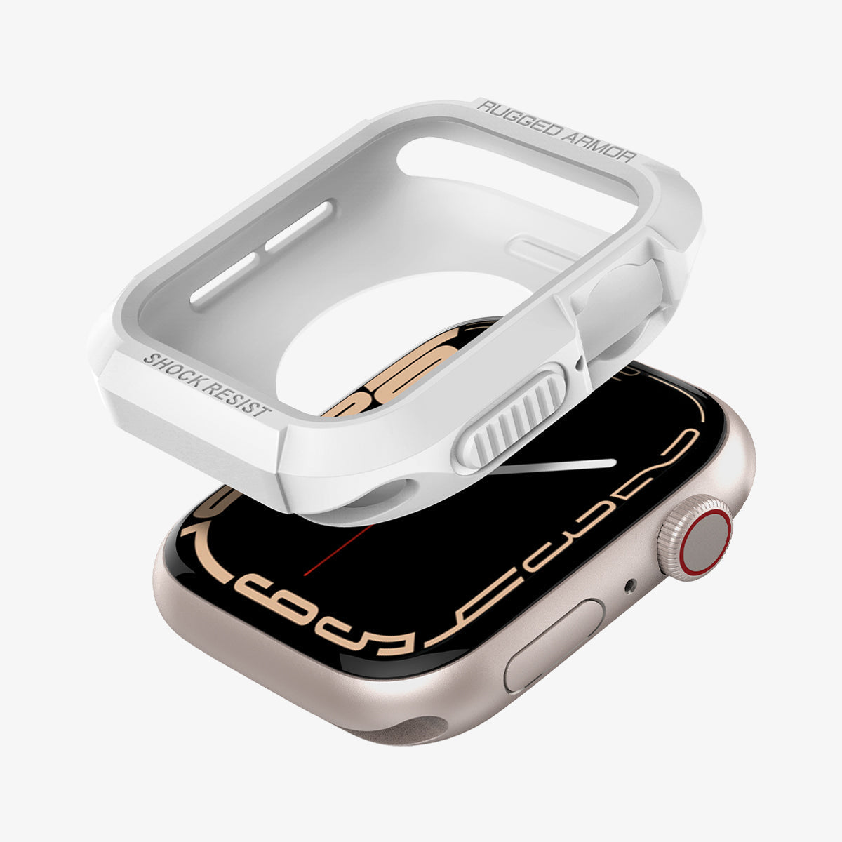 ACS05456 - Apple Watch Series (Apple Watch (49mm)) in matte black showing the front