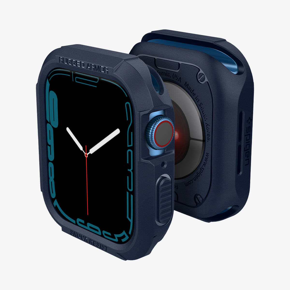 ACS05456 - Apple Watch Series (Apple Watch (49mm)) in matte black showing the front