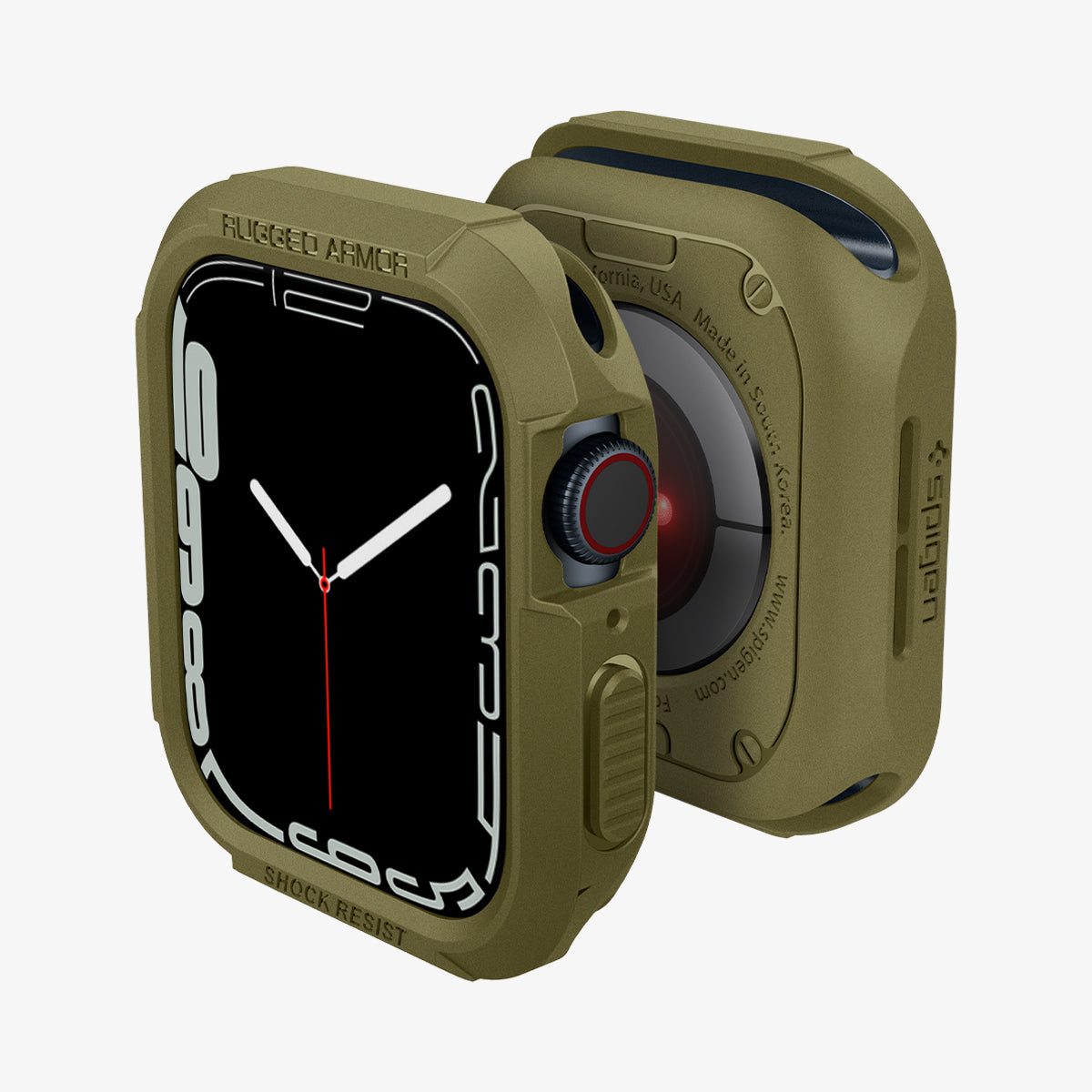 Spigen Apple Watch 41mm/40mm Rugged Armor case - Military Green - image 8