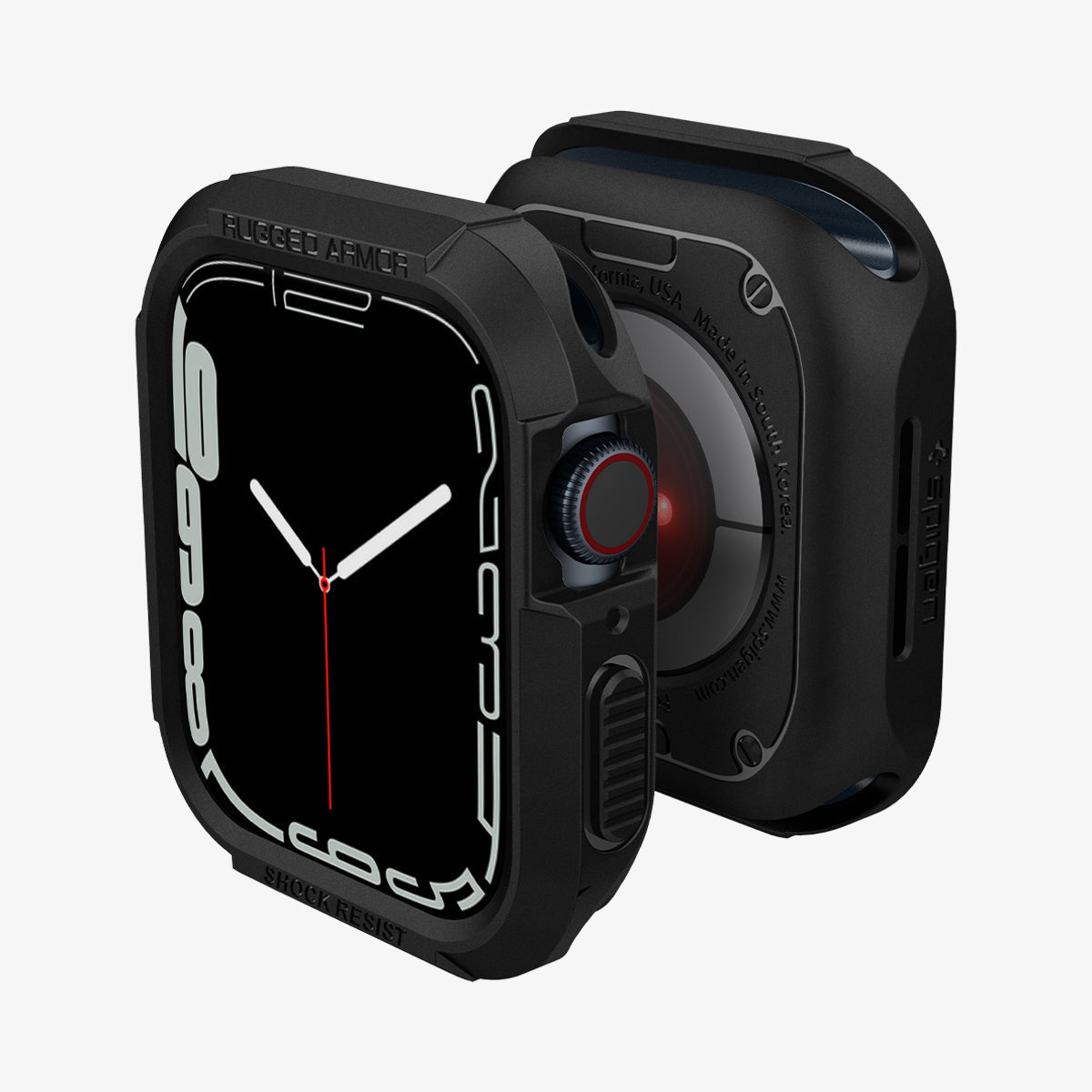 ACS05456 - Apple Watch Series (Apple Watch (49mm)) in matte black showing the front