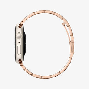 062MP25403 - Apple Watch Series (Apple Watch (49mm)/Apple Watch (45mm)/Apple Watch (42mm)) Watch Band Modern Fit in black showing the front