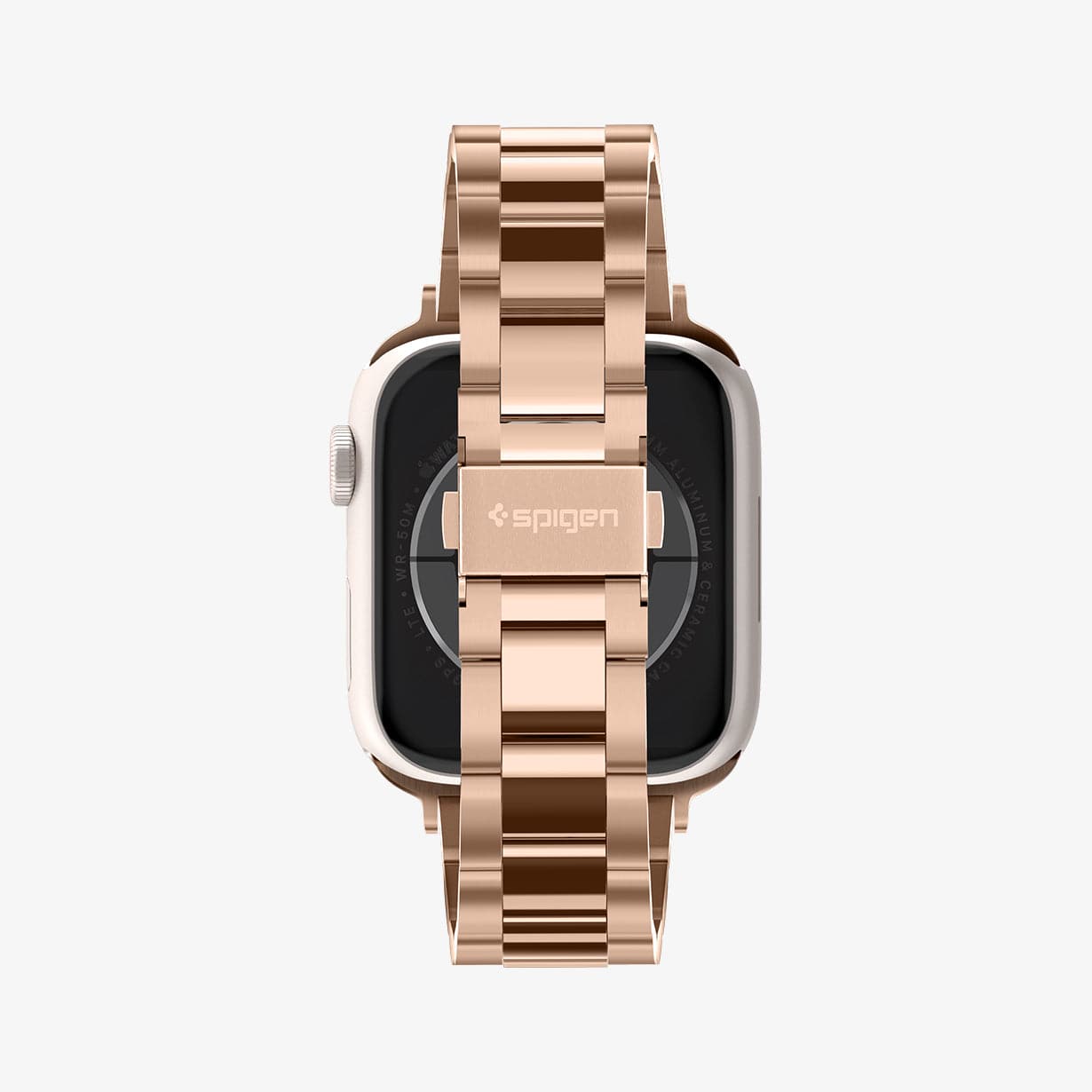 062MP25403 - Apple Watch Series (Apple Watch (49mm)/Apple Watch (45mm)/Apple Watch (42mm)) Watch Band Modern Fit in black showing the front