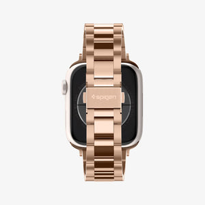 062MP25403 - Apple Watch Series (Apple Watch (49mm)/Apple Watch (45mm)/Apple Watch (42mm)) Watch Band Modern Fit in black showing the front