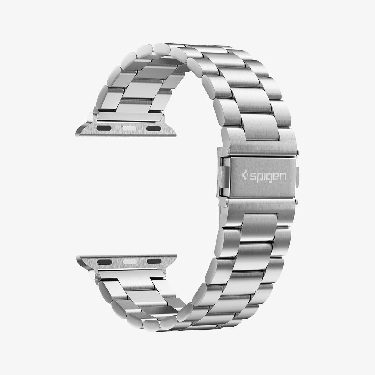 062MP25403 - Apple Watch Series (Apple Watch (49mm)/Apple Watch (45mm)/Apple Watch (42mm)) Watch Band Modern Fit in black showing the front