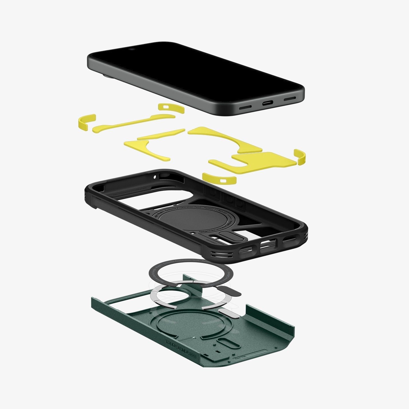 Spigen Tough Armor MagFit Case for Pixel 11 - Abyss Green - image 5