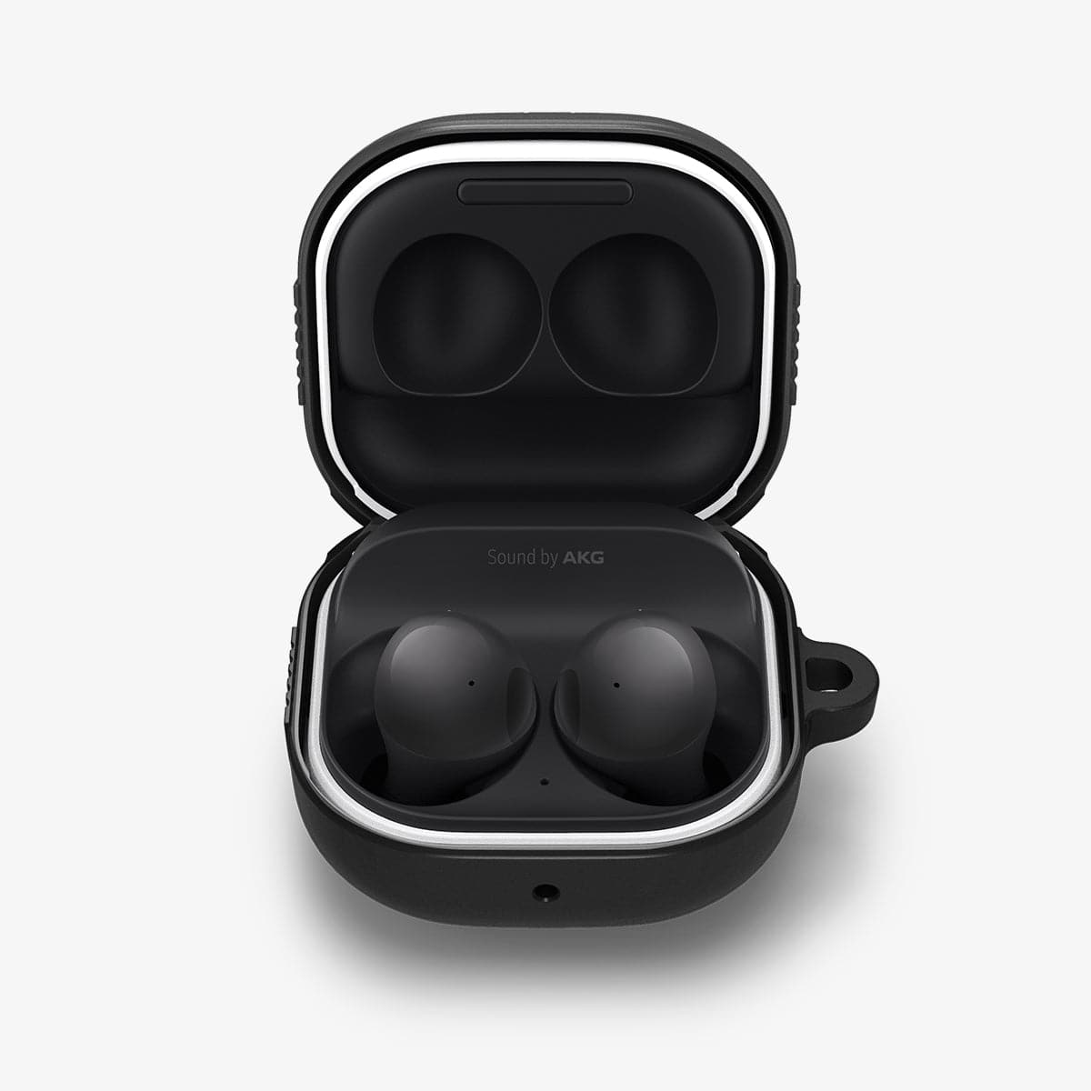 Spigen Galaxy Buds 2 Pro Case - Rugged Armor - Matte Black - image 3