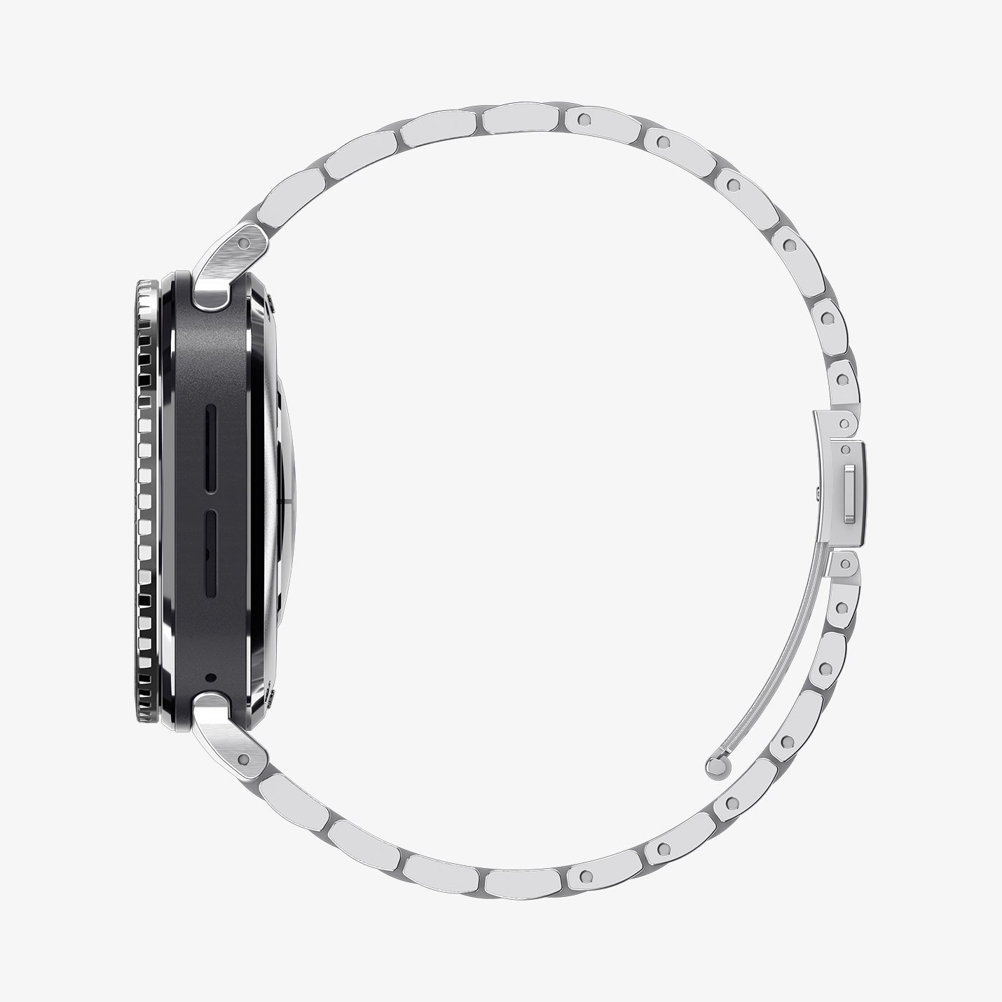 Spigen Galaxy Watch Ultra 2 47mm Bezel Ring - Bezel Tune - Black - white background detail image 5