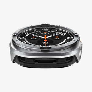 Spigen Galaxy Watch Ultra 2 47mm Bezel Case - Bezel Tune Pro - Silver - white background detail image 1