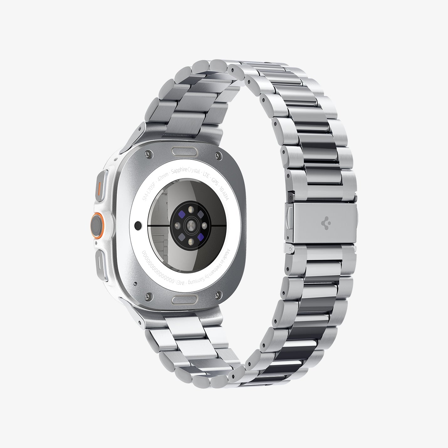 Spigen Galaxy Watch Ultra 2 & Ultra 47mm Band - Modern Fit 316L - Silver - image 5