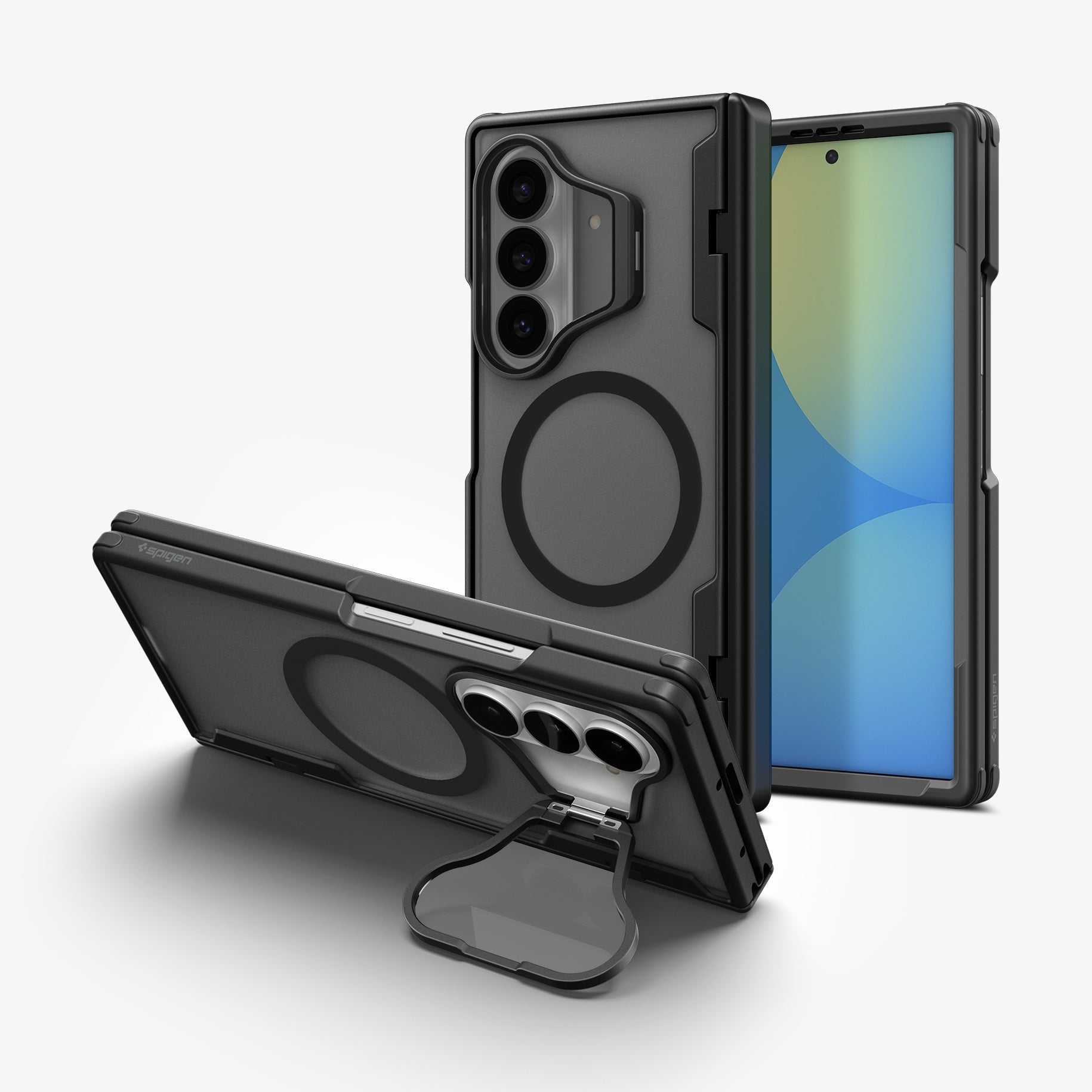 Spigen Galaxy Z Fold 8 Ultra Case Optik Armor Pro MagFit - Black - image 2