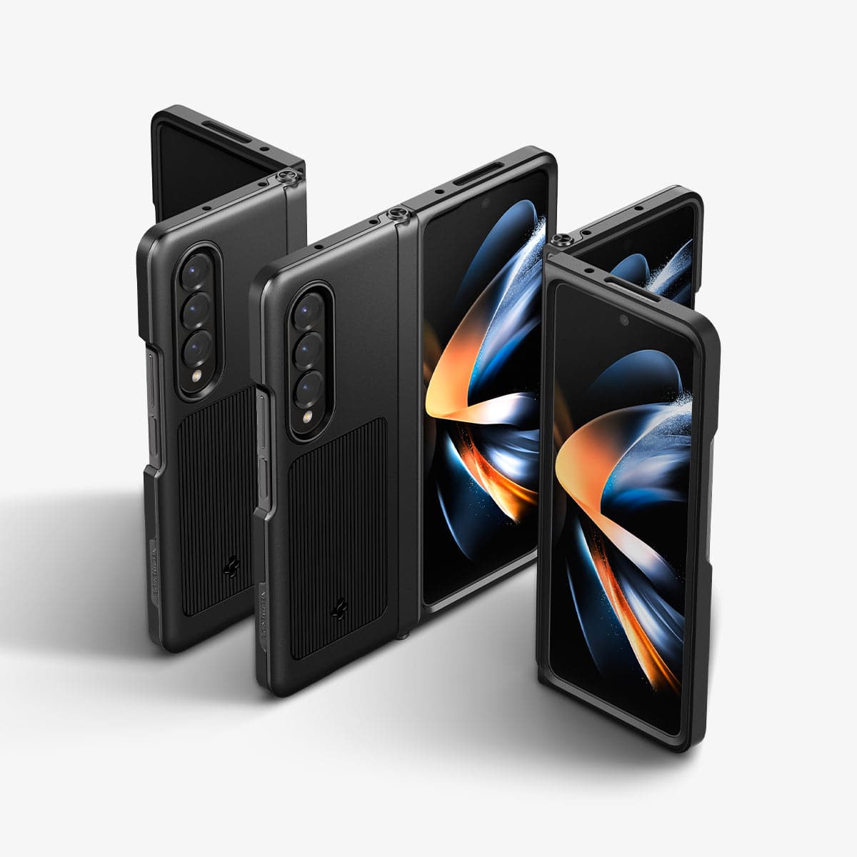 Spigen Galaxy Z Fold 4 Series Case – Neo Hybrid S – Black – detail image 1