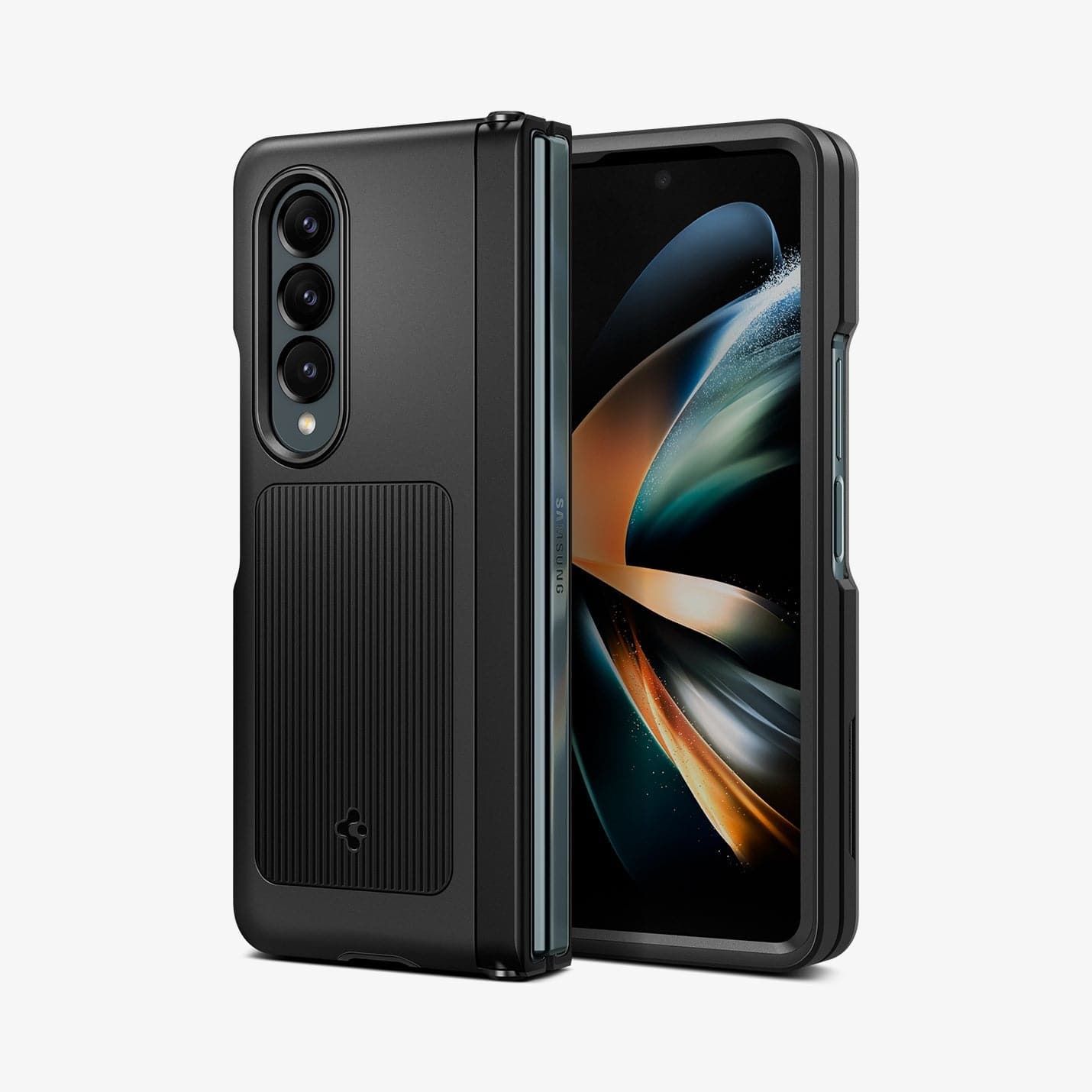 Spigen Galaxy Z Fold 4 Series Case – Neo Hybrid S – Black – detail image 4
