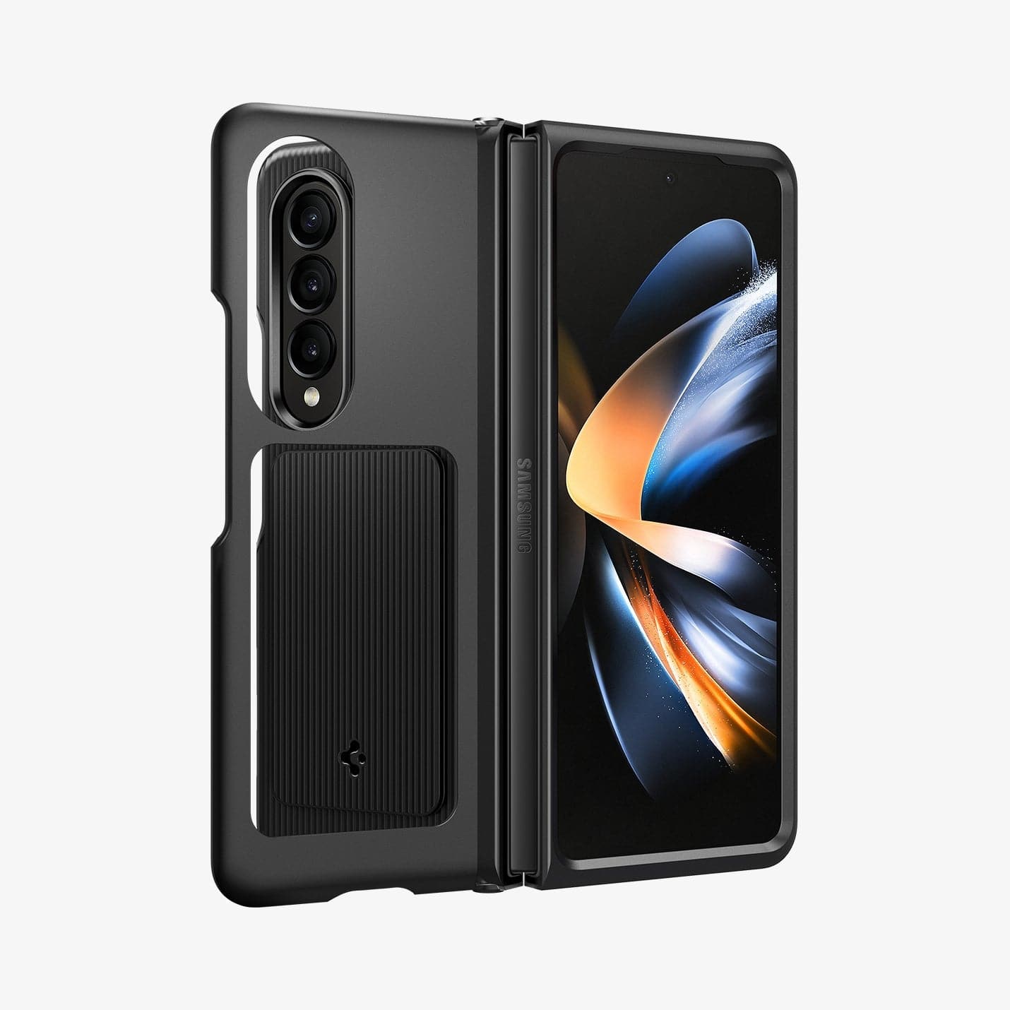 Spigen Galaxy Z Fold 4 Series Case – Neo Hybrid S – Black – detail image 5