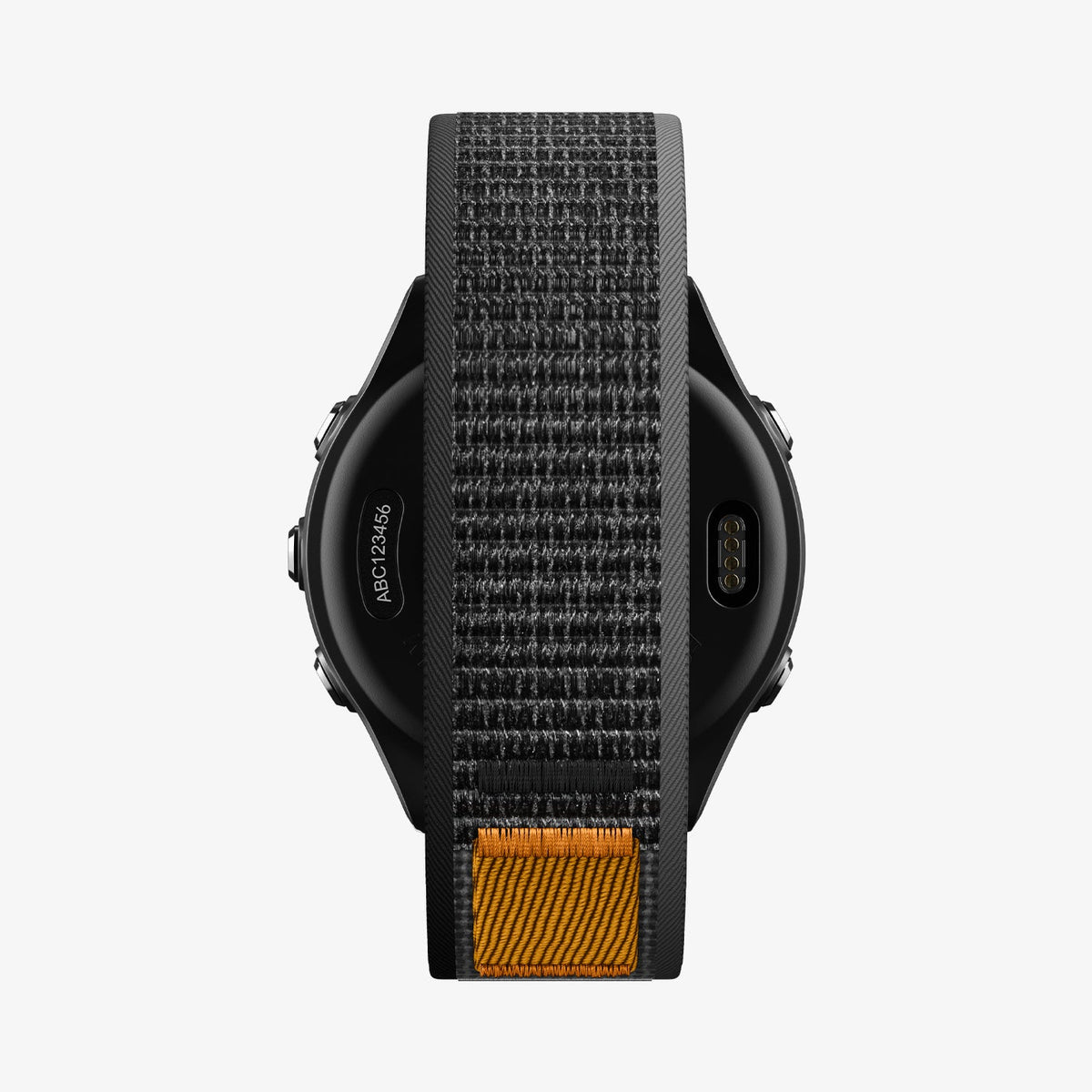Spigen Garmin 22mm Quick Release Watch Band – Athlex Air — Active Black Orange, fit, construction or use view 19