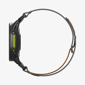 Spigen Garmin 22mm QuickFit Watch Band – Athlex Air — Active Black Orange, fit, construction or use view 4