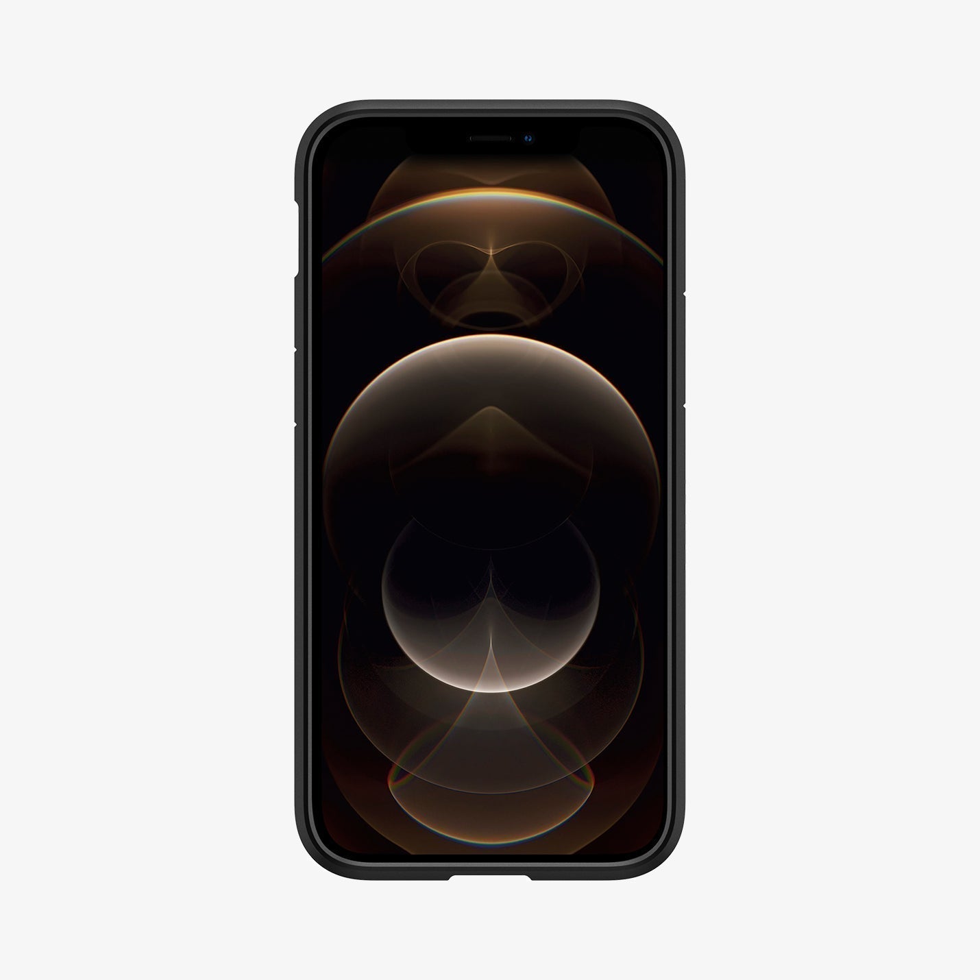 ACS01618 - iPhone 12 Pro Max Case Ultra Hybrid in crystal clear showing the back