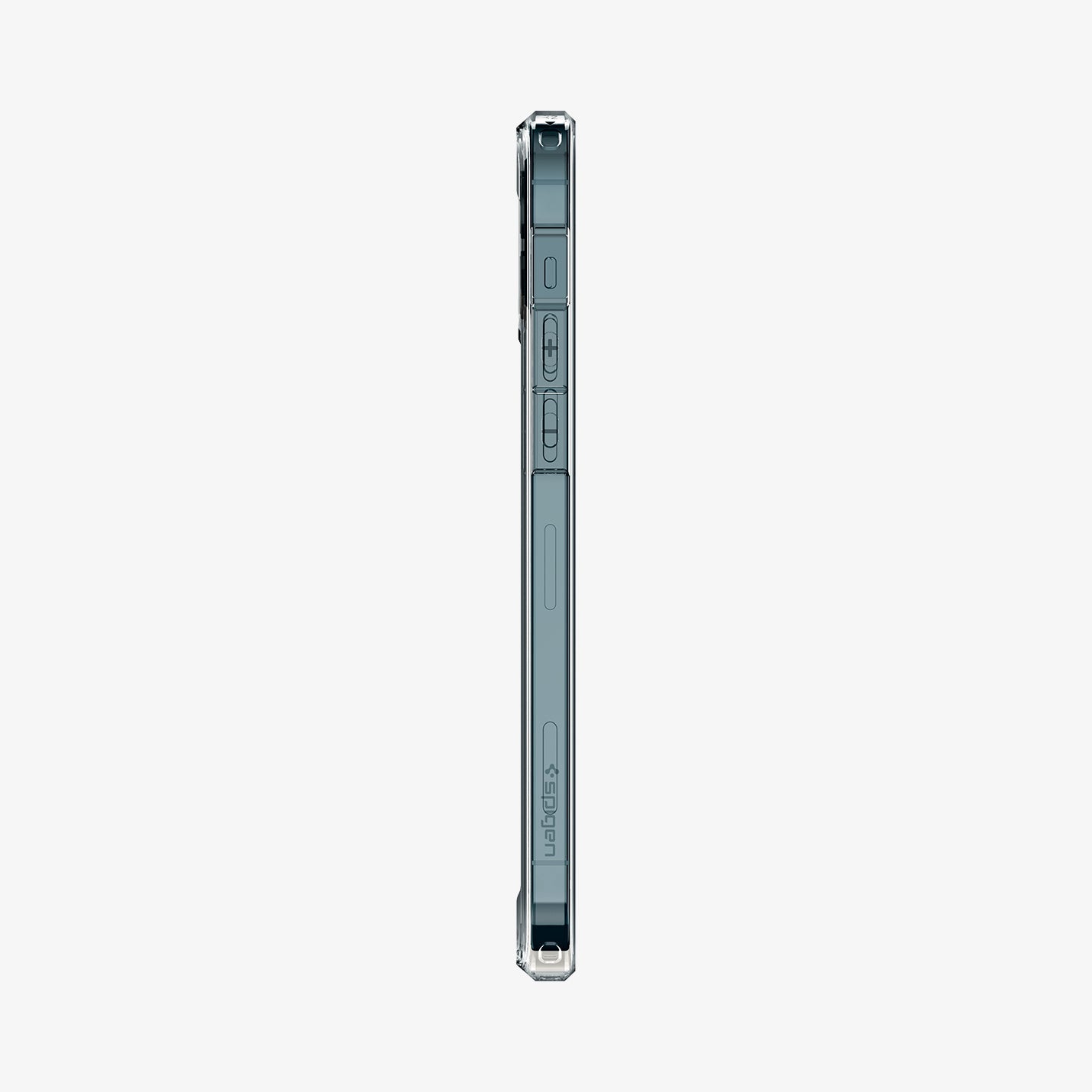 ACS01618 - iPhone 12 Pro Max Case Ultra Hybrid in crystal clear showing the back
