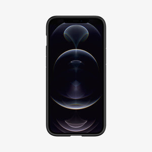 ACS01618 - iPhone 12 Pro Max Case Ultra Hybrid in crystal clear showing the back