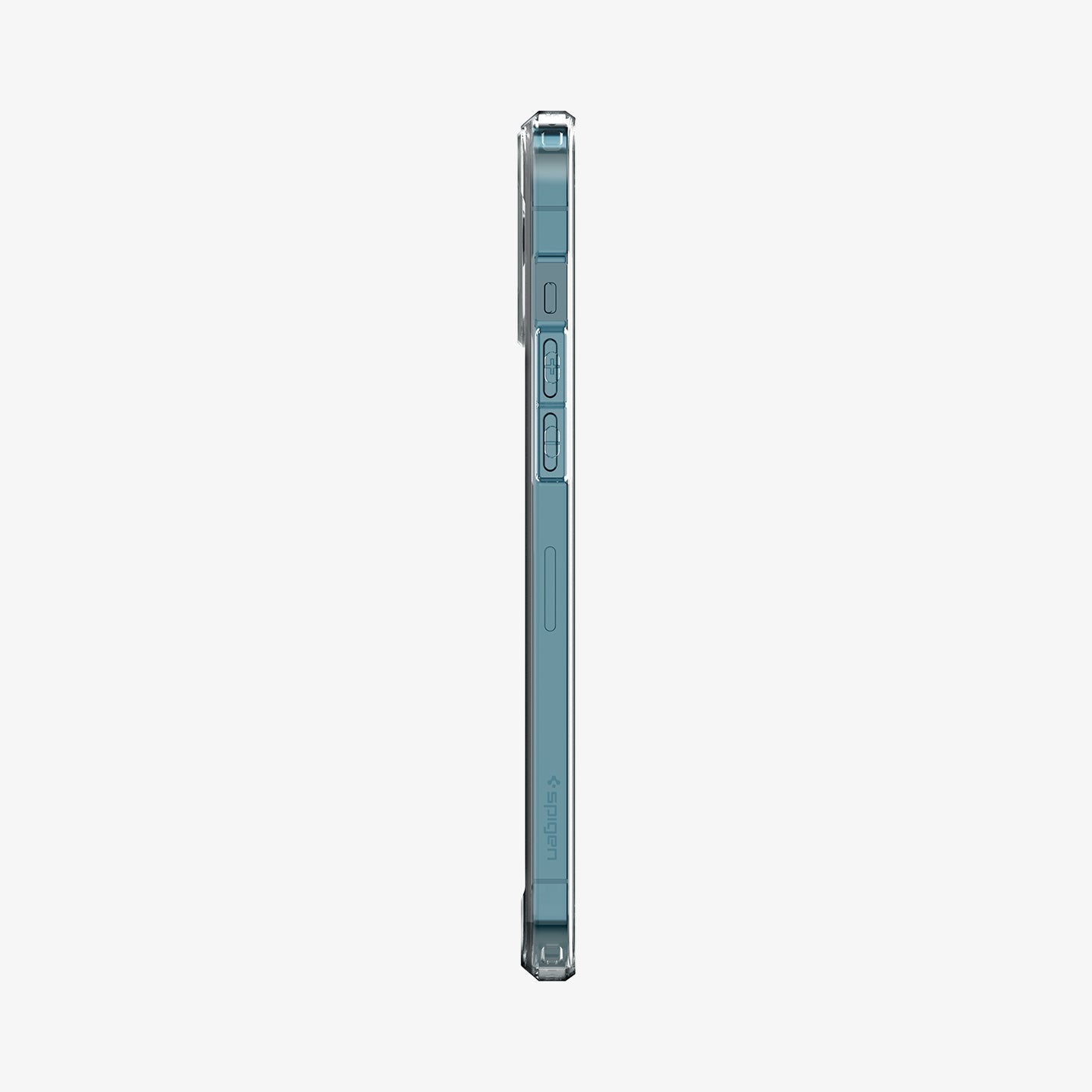 ACS01618 - iPhone 12 Pro Max Case Ultra Hybrid in crystal clear showing the back