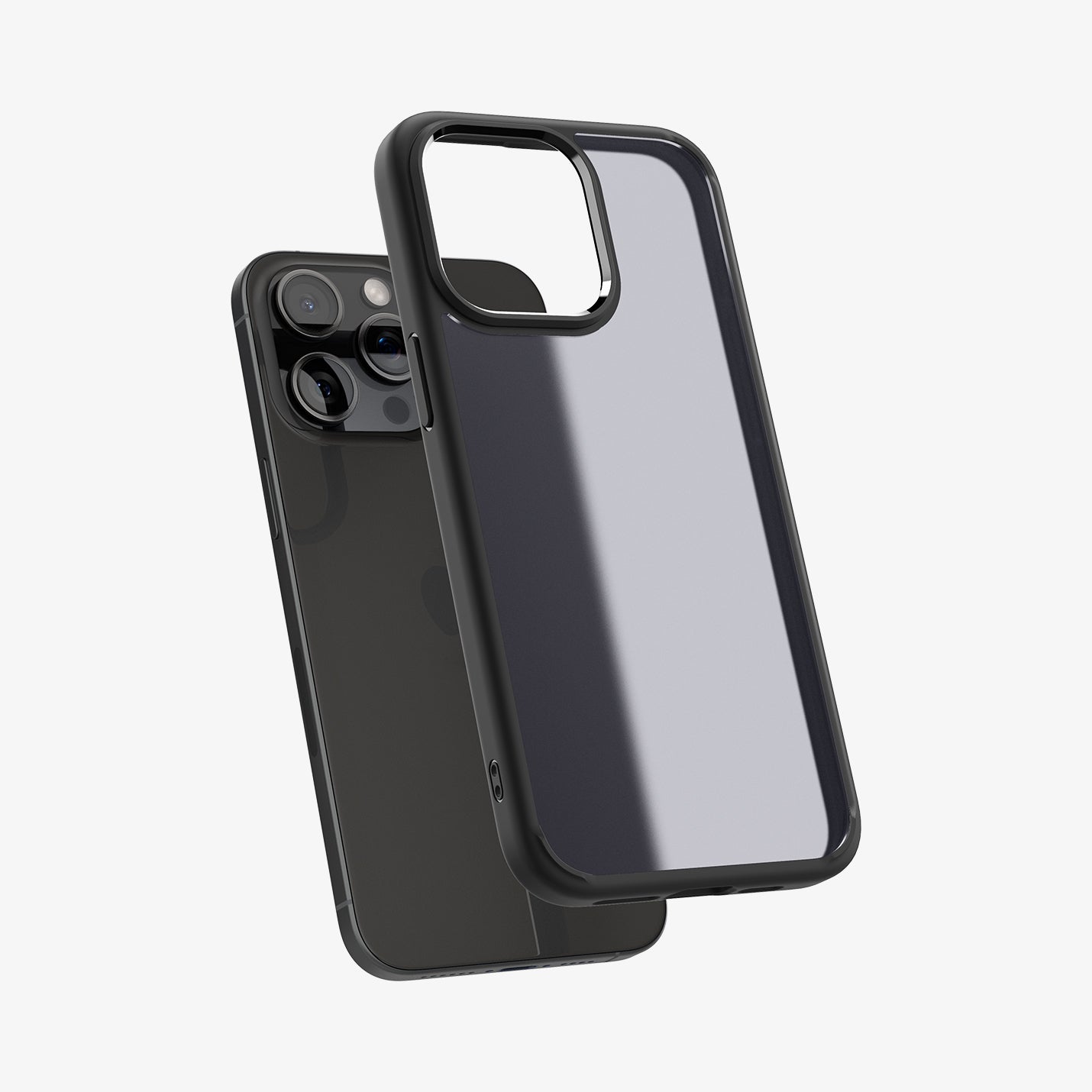 Spigen Ultra Hybrid Matte case for iPhone 15 Pro in Frost Black – detail image 2