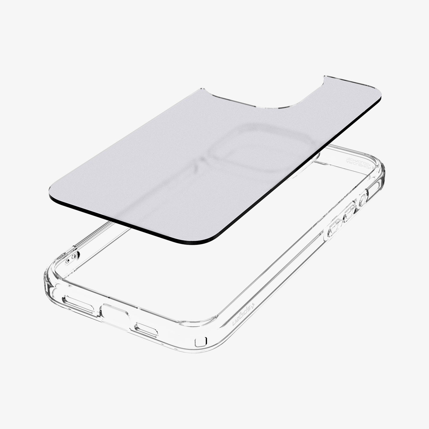Spigen Ultra Hybrid Matte case for iPhone 15 Pro in Frost Clear – detail image 6