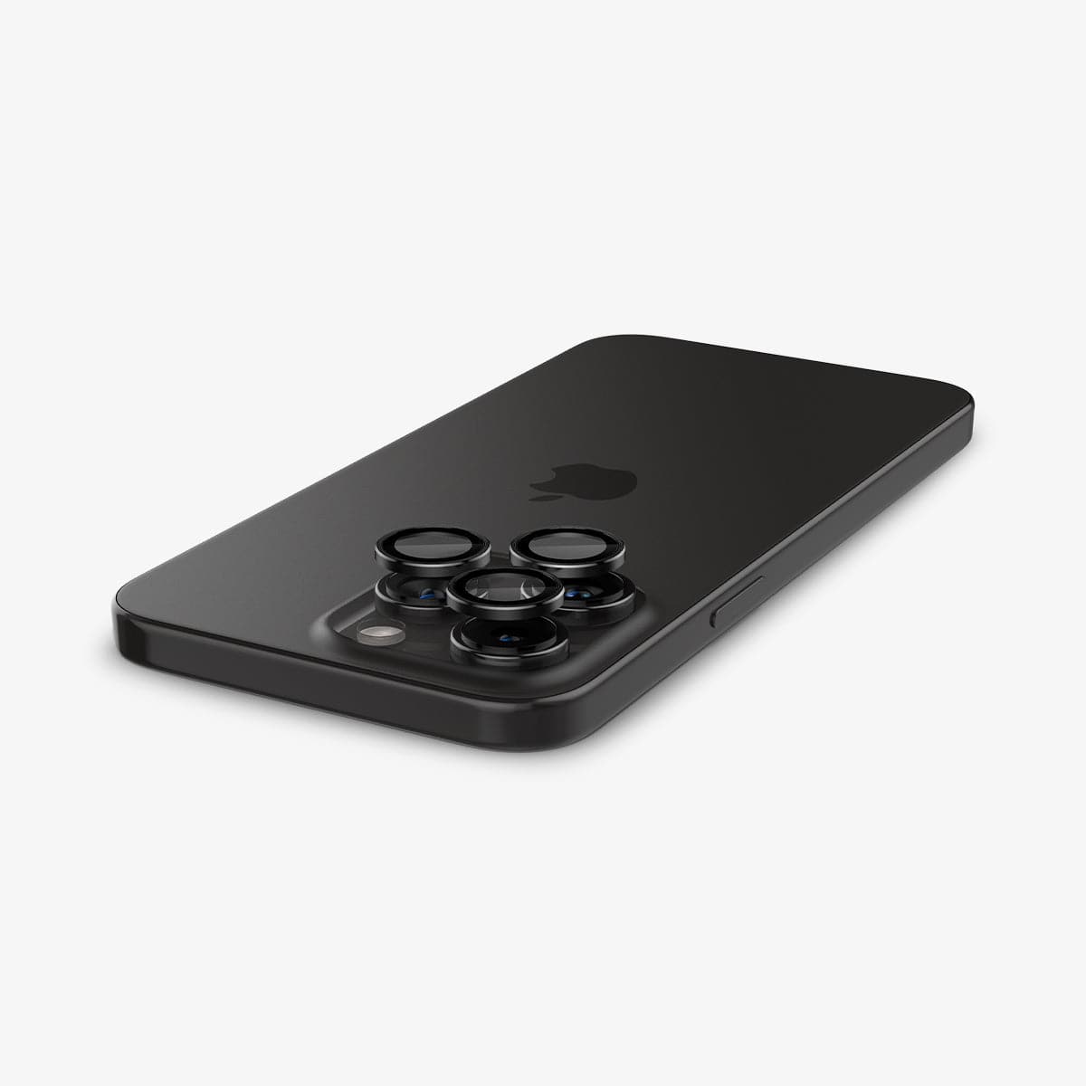 Spigen iPhone 15 Pro Max / 15 Pro Lens Protector – Optik Pro EZ Fit – Black product image 4