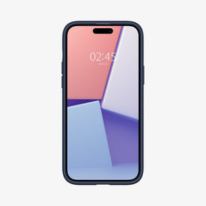 Spigen Ultra Hybrid case for iPhone 15 in Navy Blue – detail image 4