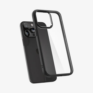 Spigen Ultra Hybrid case for iPhone 15 Pro in Matte Black – detail image 2