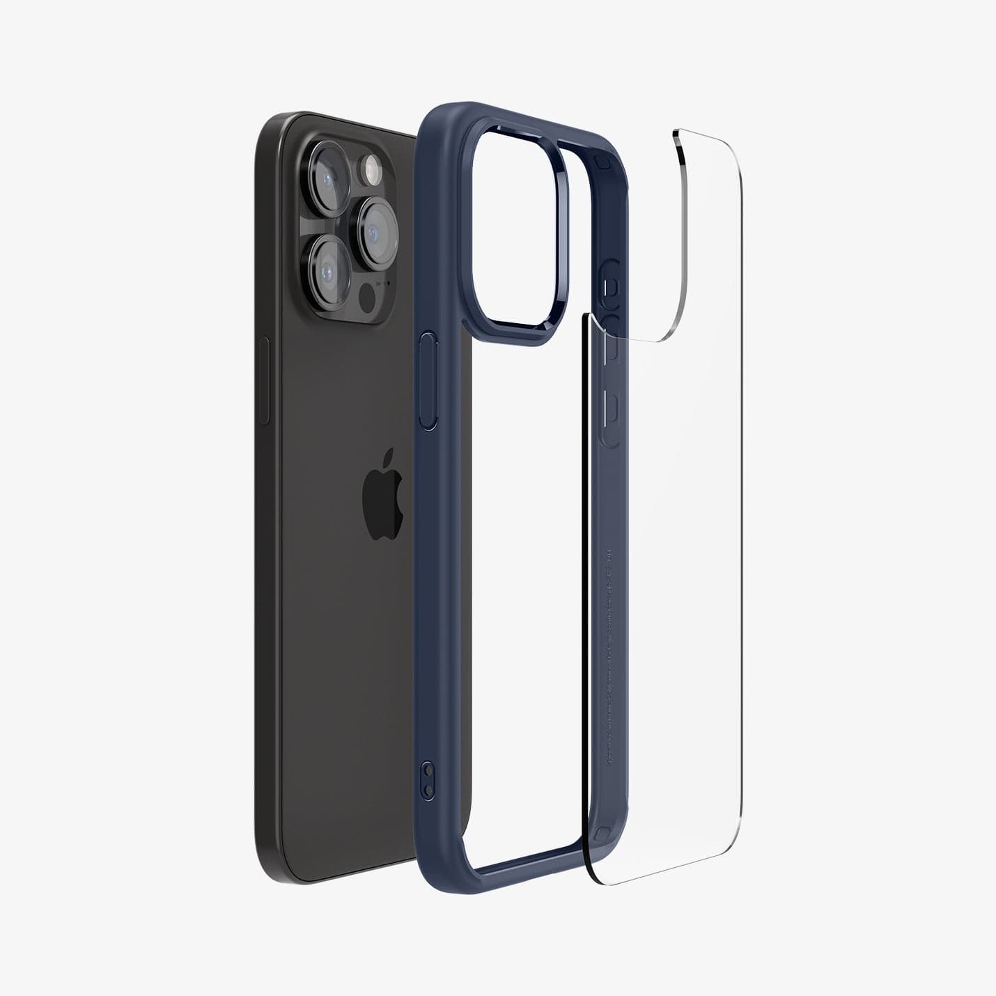 Spigen Ultra Hybrid case for iPhone 15 Pro in Navy Blue – detail image 3