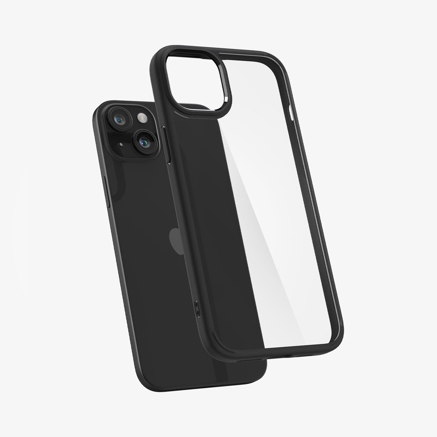 Spigen Ultra Hybrid case for iPhone 15 Plus in Matte Black – detail image 2