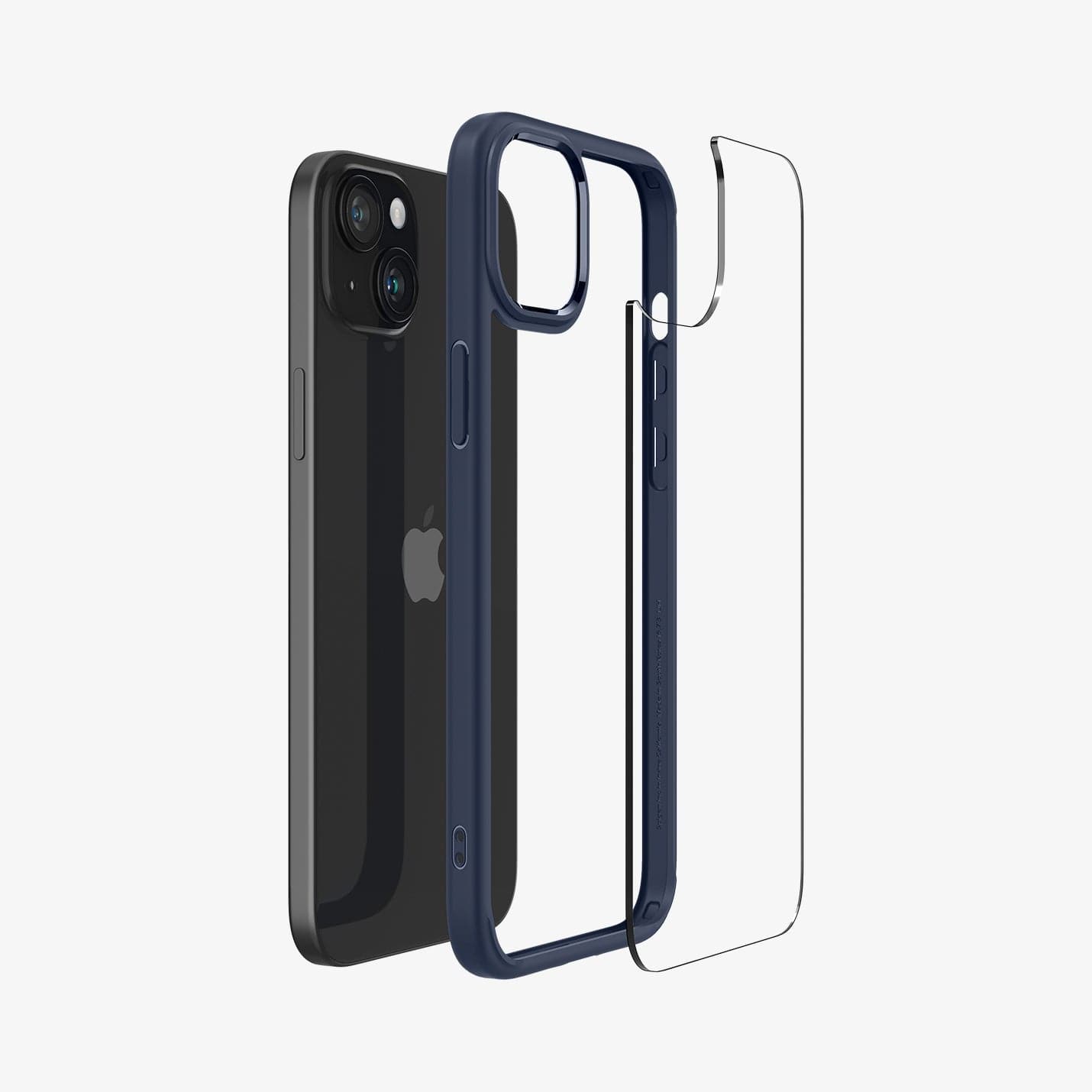 Spigen Ultra Hybrid case for iPhone 15 Plus in Navy Blue – detail image 3