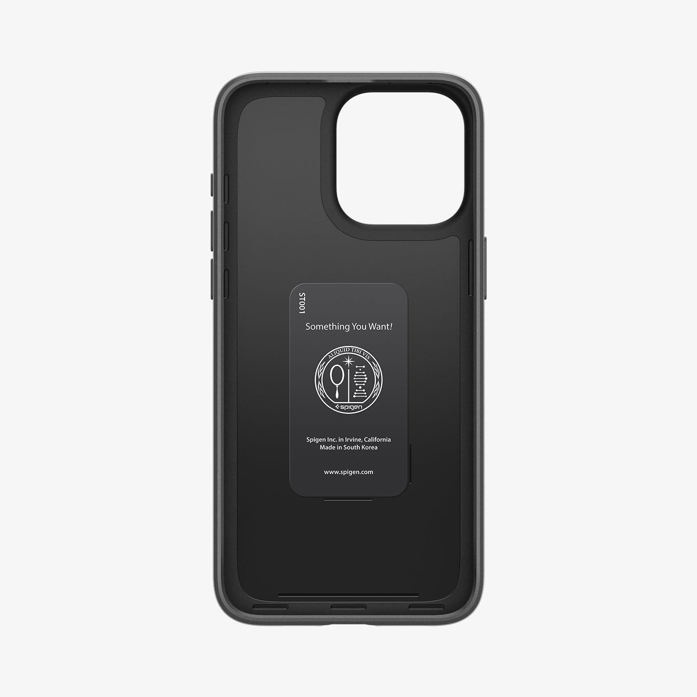 Spigen Thin Fit case for iPhone 15 Pro Max in Black – detail image 5