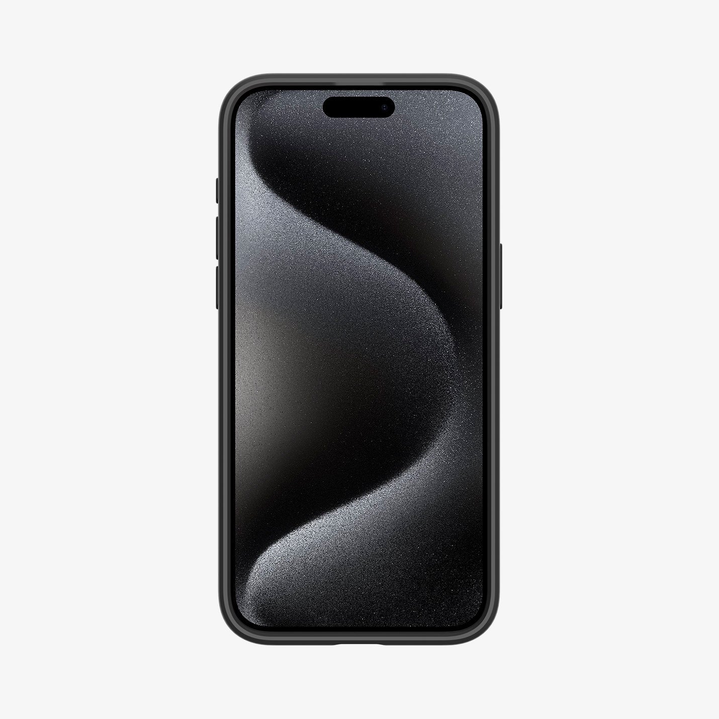 Spigen Ultra Hybrid Matte case for iPhone 15 Pro Max in Frost Black – detail image 7
