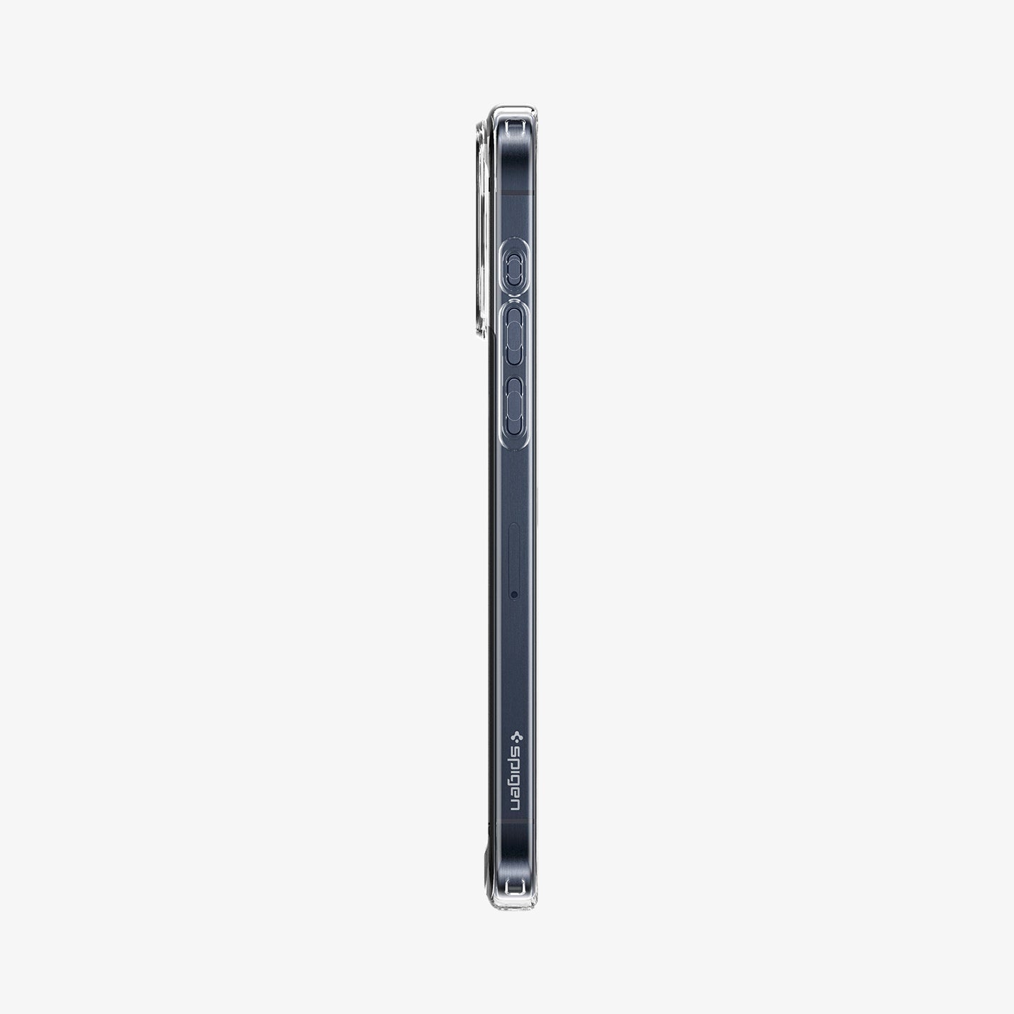 ACS06567 - iPhone 15 Pro Max Case Ultra Hybrid in frost clear showing the back