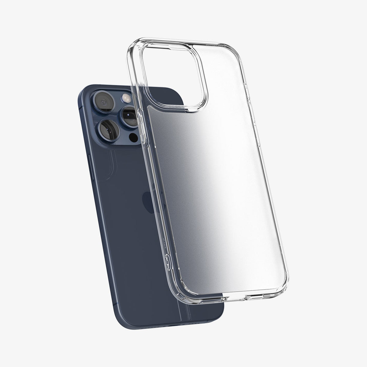 Spigen Ultra Hybrid Matte case for iPhone 15 Pro Max in Frost Clear – detail image 2
