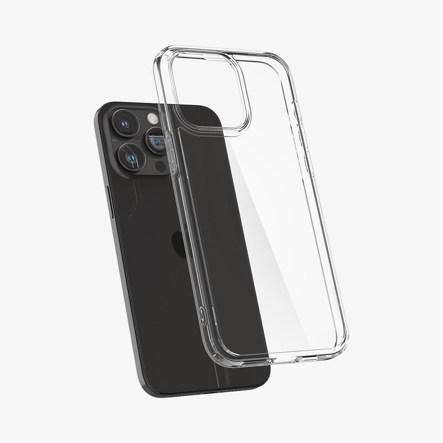 Spigen Ultra Hybrid case for iPhone 15 Pro Max in Crystal Clear – detail image 2