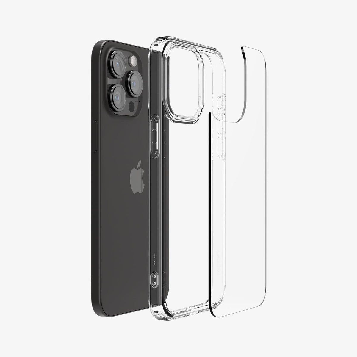 Spigen Ultra Hybrid case for iPhone 15 Pro Max in Crystal Clear – detail image 3