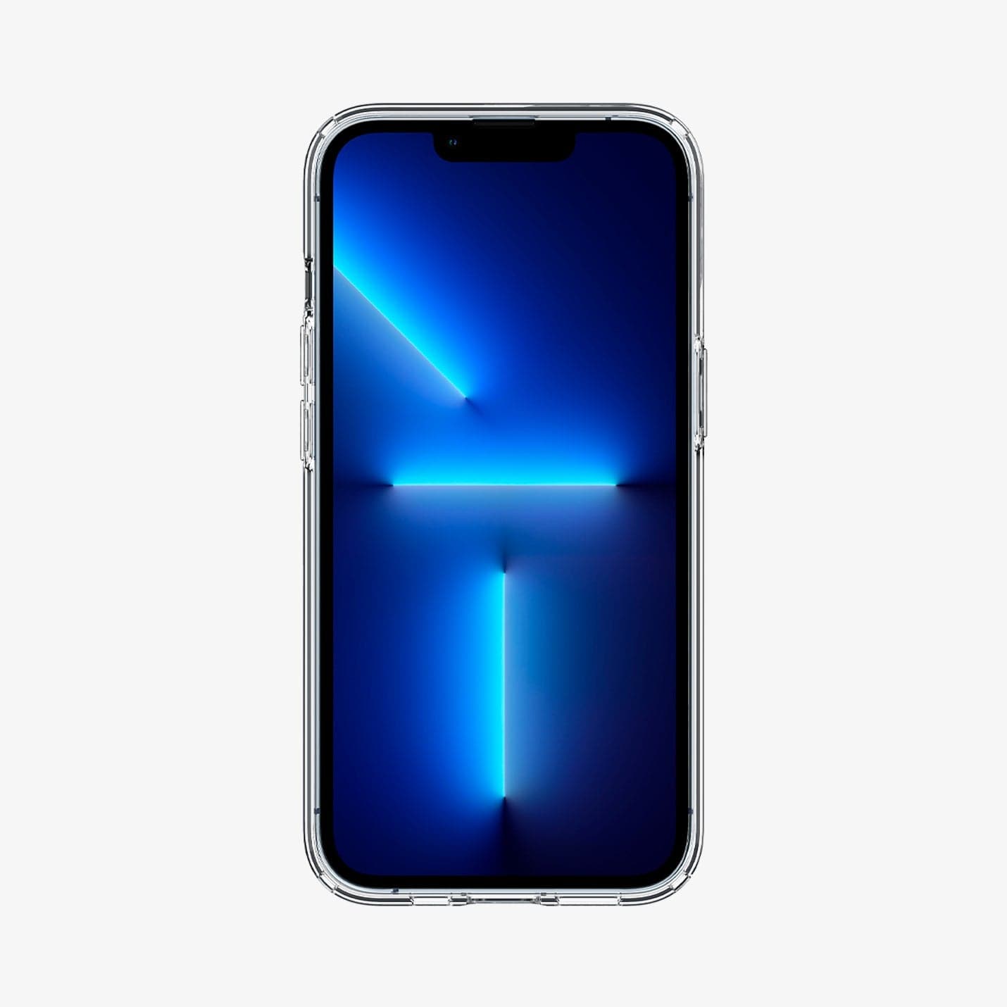 Spigen iPhone 13 Pro Max Case – Liquid Crystal – front view of the case around the display