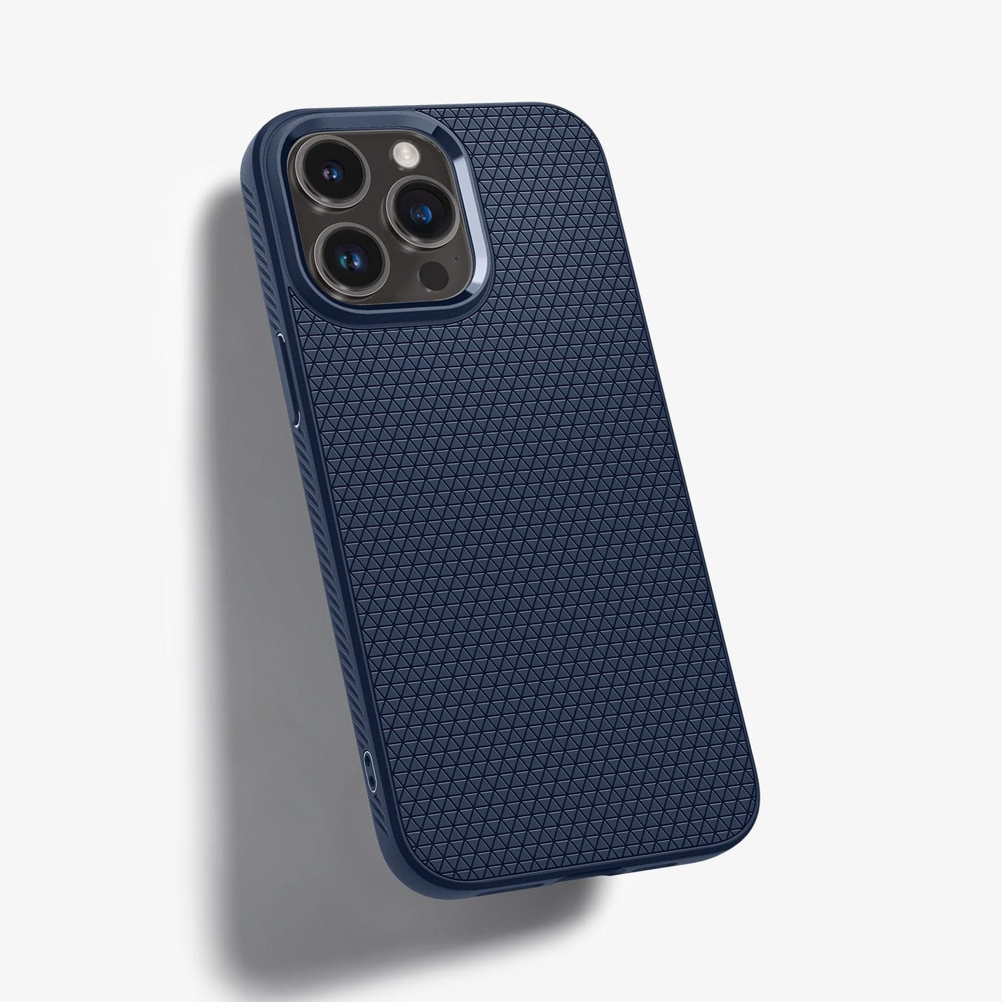 ACS04813 - iPhone 14 Pro Max Case Liquid Air in matte black showing the back