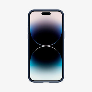 Spigen iPhone 14 Pro Case – Liquid Air - Navy Blue - front view