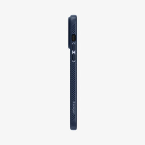 ACS04813 - iPhone 14 Pro Max Case Liquid Air in matte black showing the back