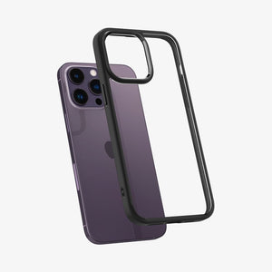 ACS04816 - iPhone 14 Pro Max Case Ultra Hybrid in crystal clear showing the back