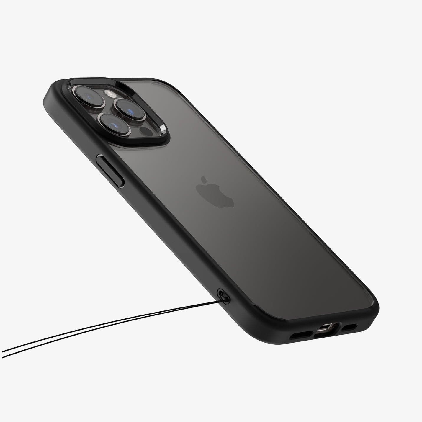 ACS04816 - iPhone 14 Pro Max Case Ultra Hybrid in crystal clear showing the back