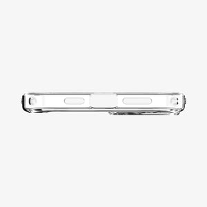 Spigen iPhone 14 Plus Case – Ultra Hybrid Matte in Frost Clear – charging-port and speaker cutouts
