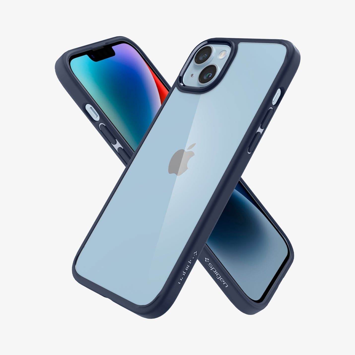 ACS04816 - iPhone 14 Pro Max Case Ultra Hybrid in crystal clear showing the back