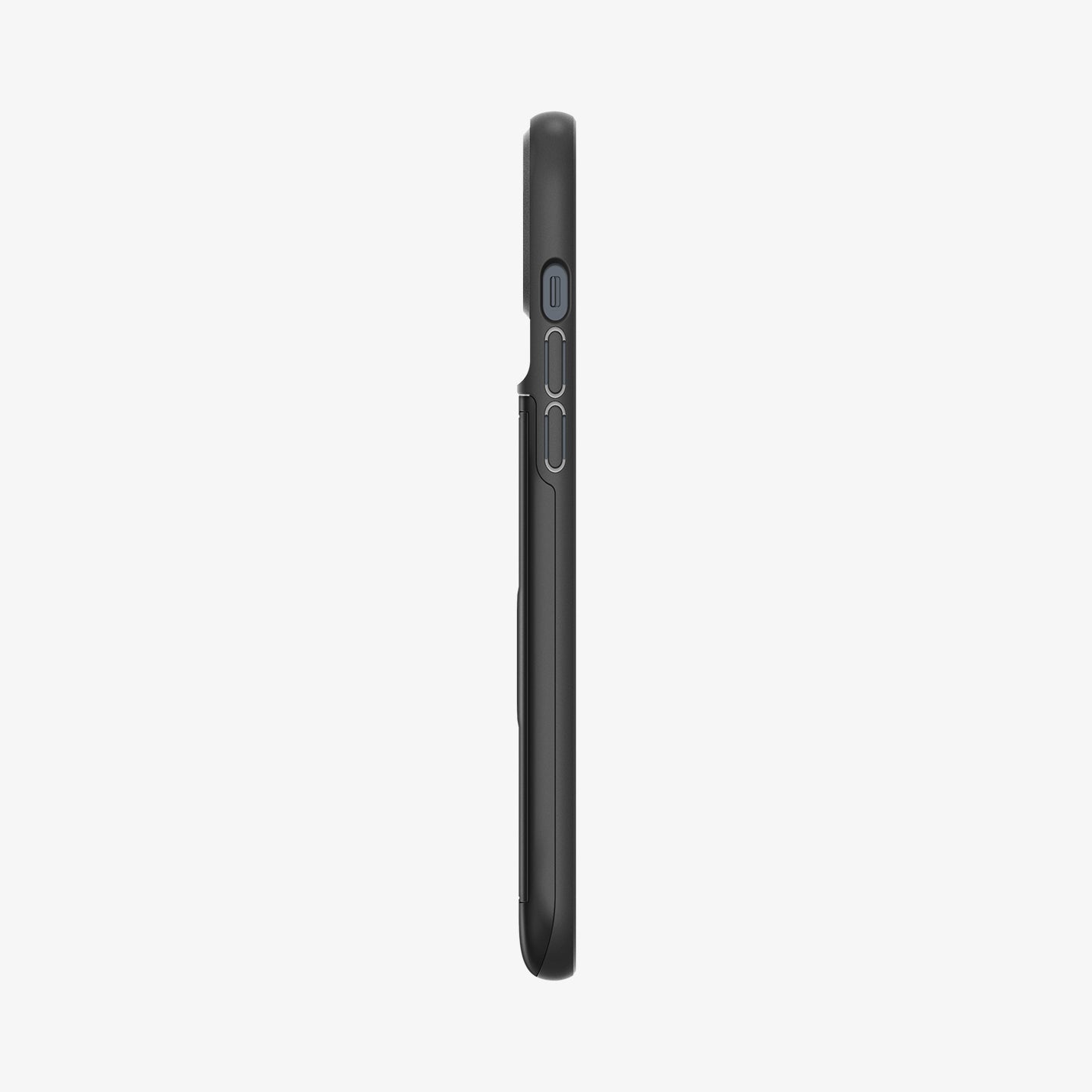 ACS04835 - iPhone 14 Pro Max Case Slim Armor CS in black showing the back