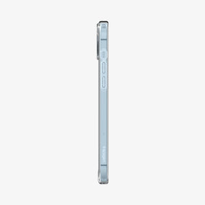 Spigen iPhone 14 Plus Case – Ultra Hybrid (MagFit) in White – volume-button side profile