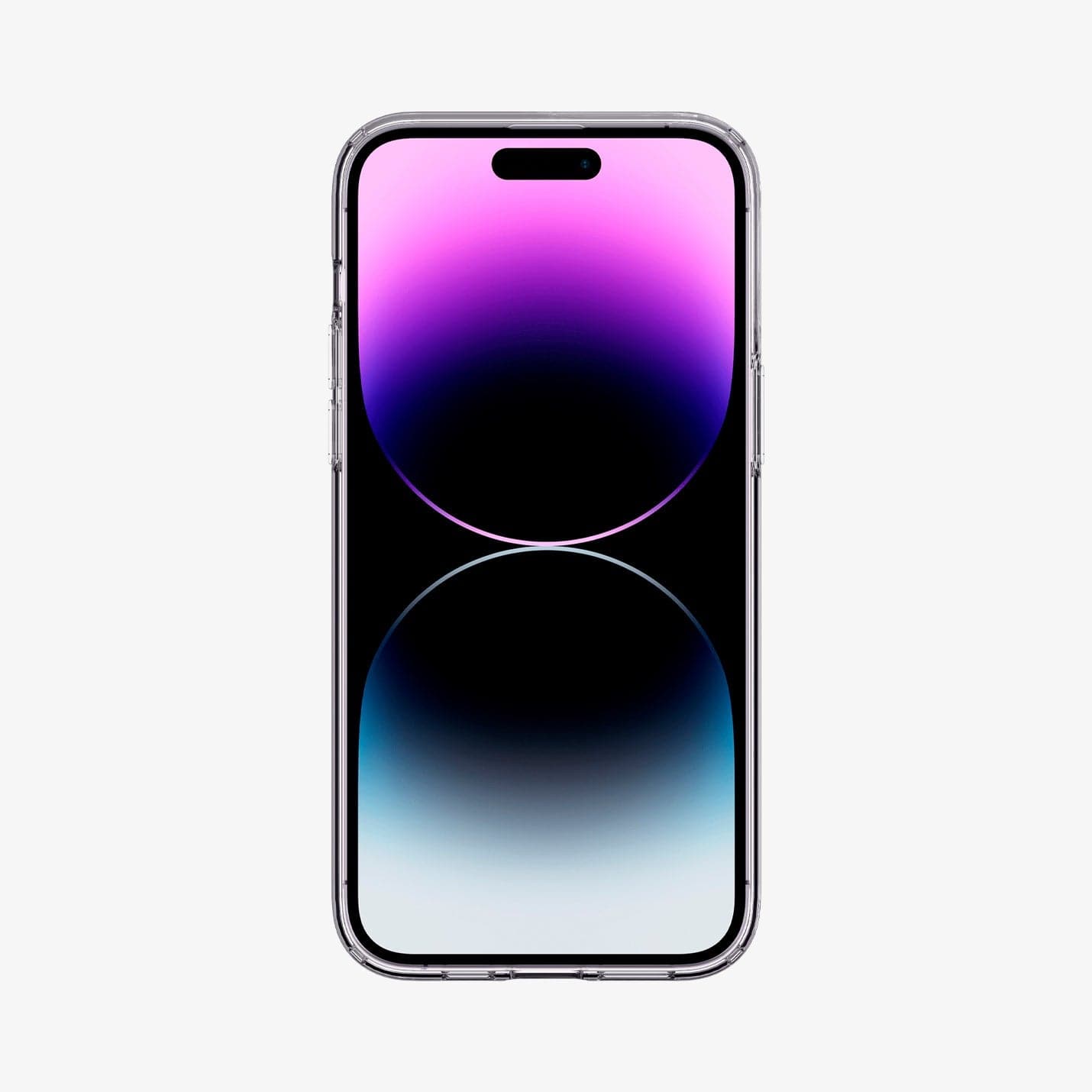Spigen iPhone 14 Pro Max Case – Liquid Crystal in Crystal Clear – front view