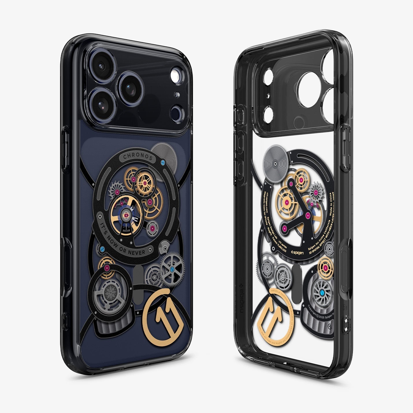 Spigen iPhone 17 Pro c11 Chronos MagFit case - front view
