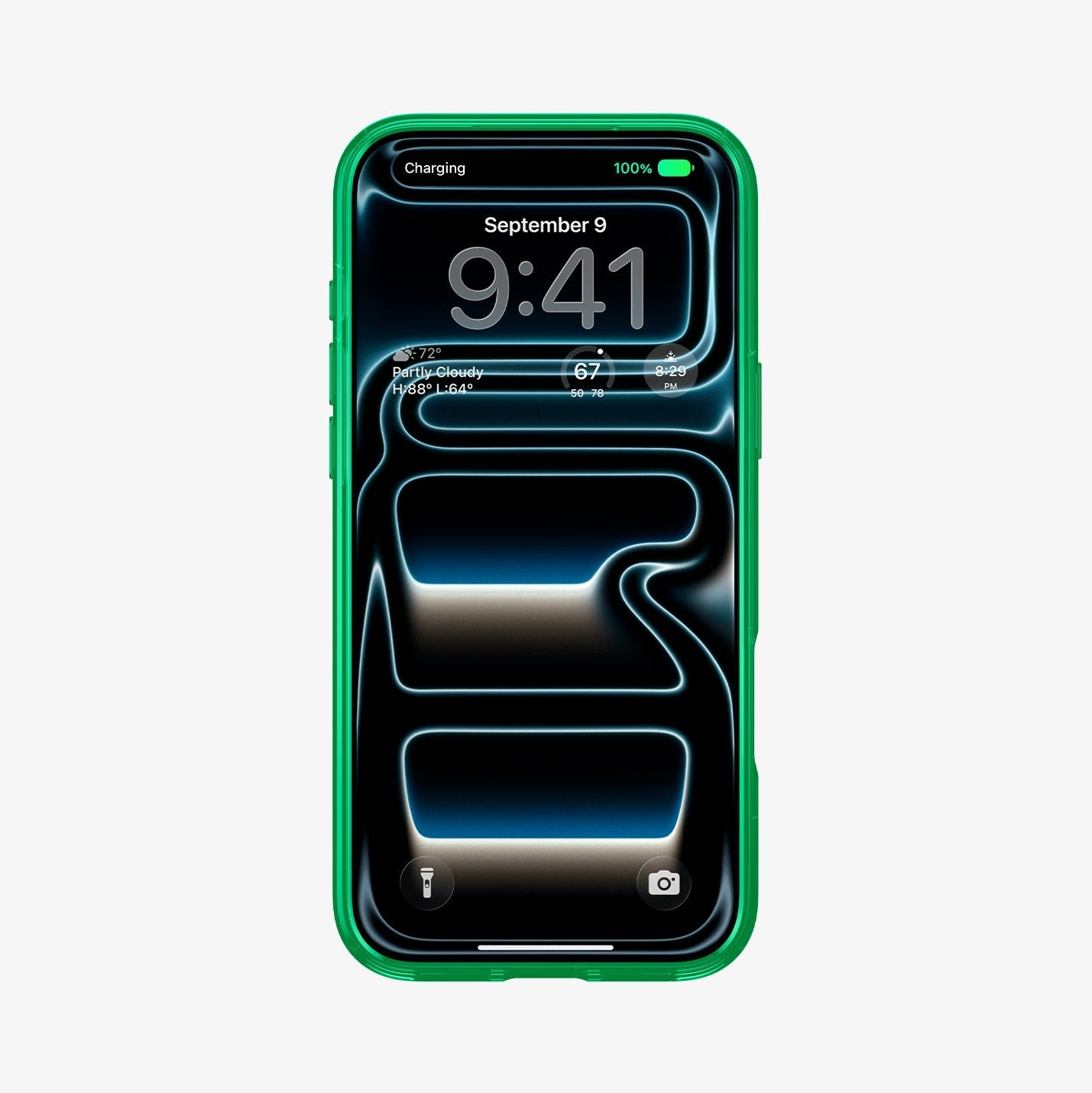 Spigen c11 Cadence case front view on iPhone 17 Pro Max